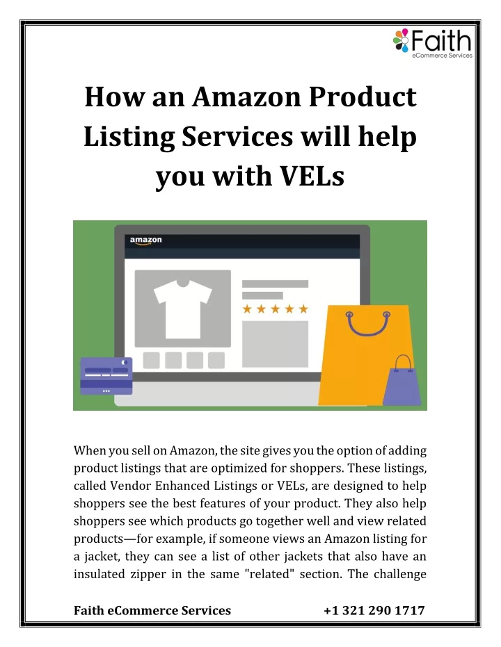 how an amazon product listing services will help