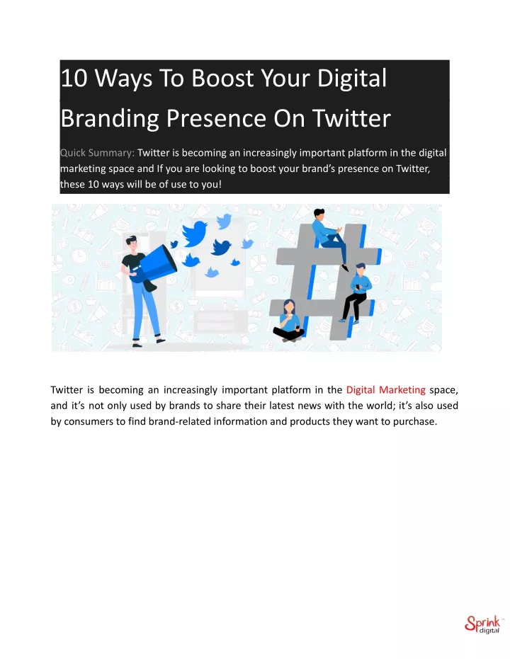 10 ways to boost your digital branding presence