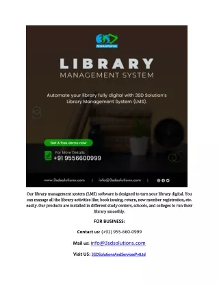 our library management system lms software