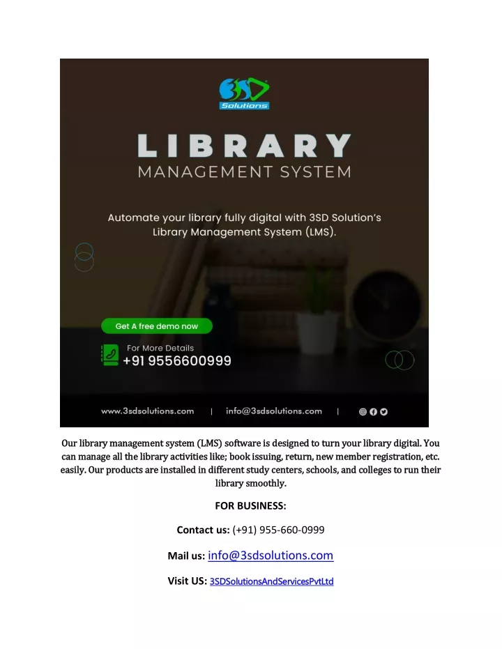 our library management system lms software