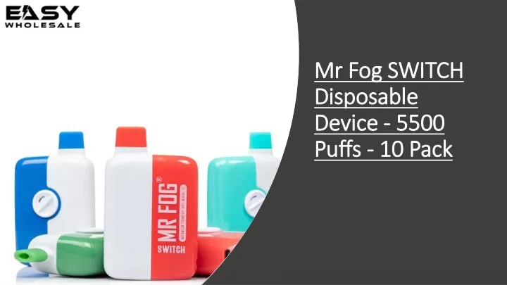 mr fog switch disposable device 5500 puffs 10 pack