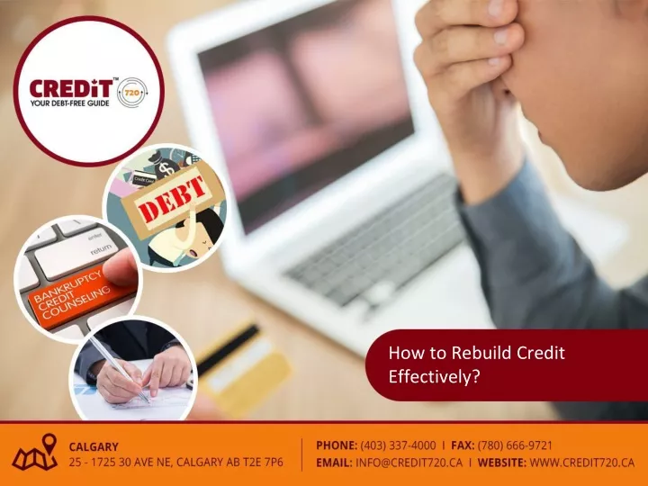 how to rebuild credit effectively
