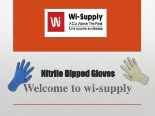 Nitrile Dipped Gloves