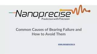 Common Causes of Bearing Failure Analysis