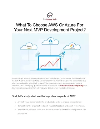 what to choose aws or azure for your next
