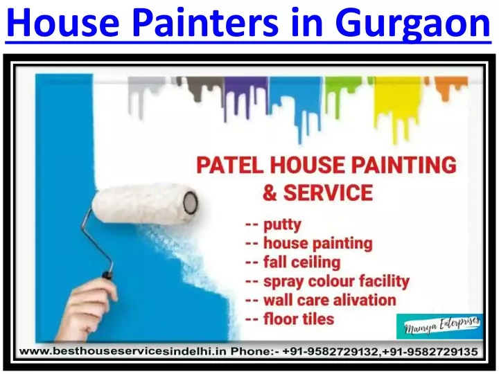 house painters in gurgaon