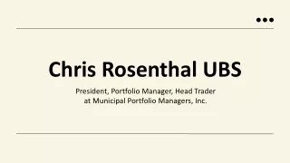 chris rosenthal ubs