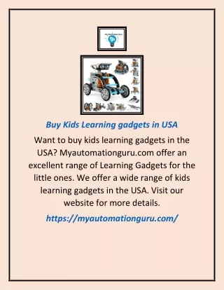 Buy Kids Learning gadgets in USA