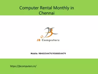 computer rental monthly in chennai