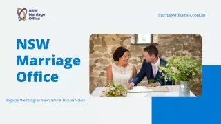 NSW Marriage Office