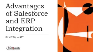 Advantages of Salesforce and ERP Integration