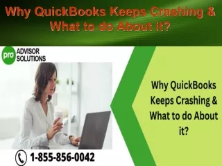 why quickbooks keeps crashing what to do about it