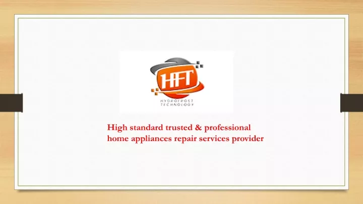 high standard trusted professional home