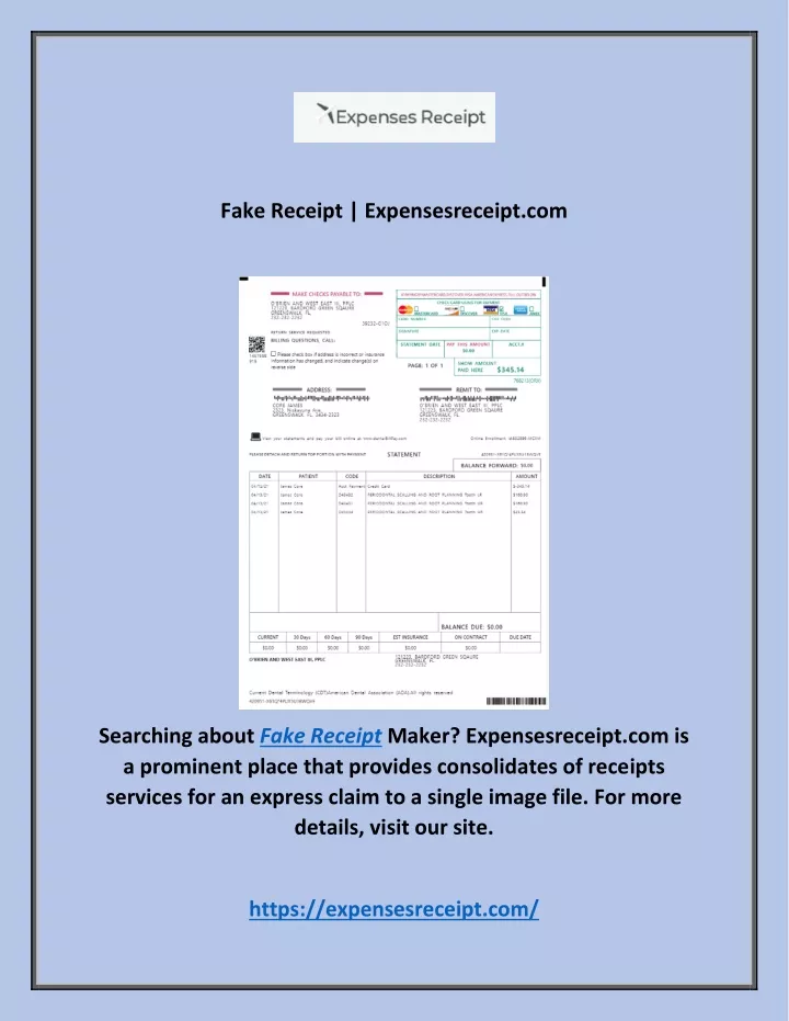 fake receipt expensesreceipt com