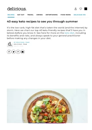 Top Delicious Keto Recipes to Lose Weight