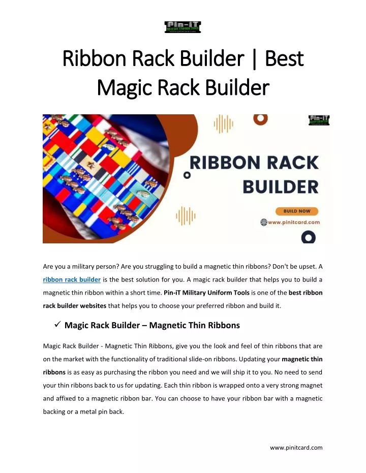 ribbon rack builder best ribbon rack builder best