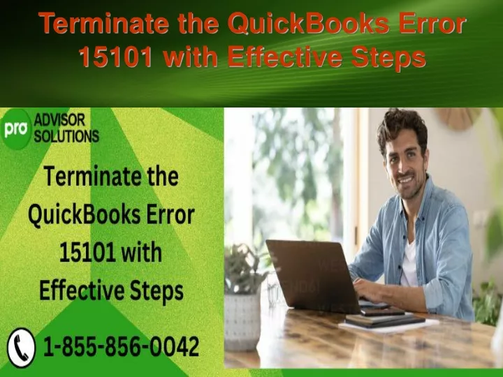 terminate the quickbooks error 15101 with effective steps