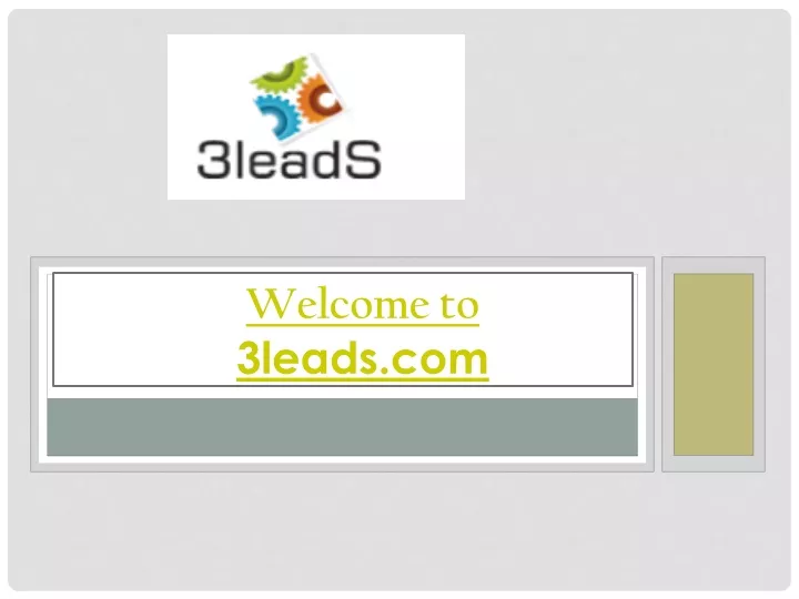 welcome to 3leads com