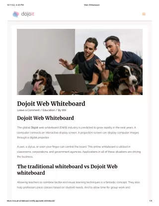 Web Whiteboard