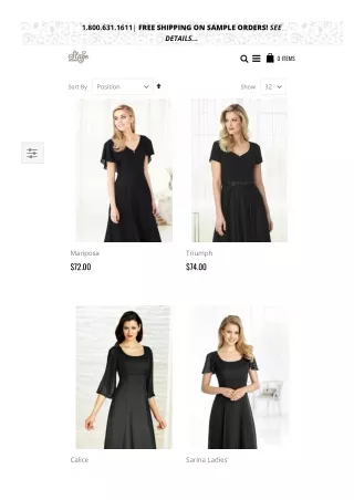Black concert dress