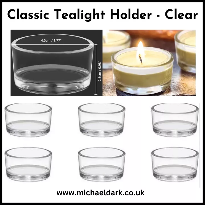 classic tealight holder clear