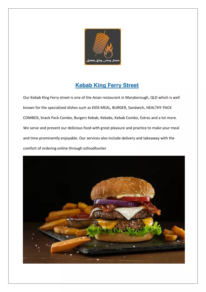 kebab king ferry street