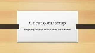 cricut.com/setup