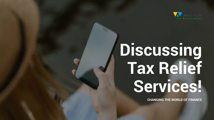 discussing tax relief services