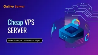 Get a Cheap VPS Server from Onlive Server that Doesn't Compromise on Speed