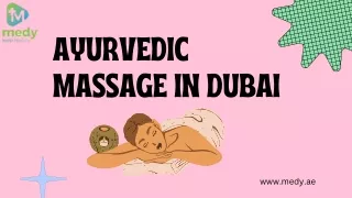 Best ayurvedic massage center in Dubai.