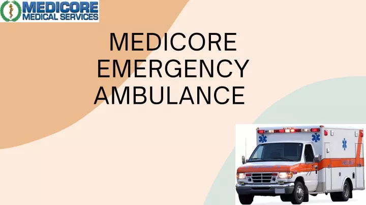 medicore emergency ambulance
