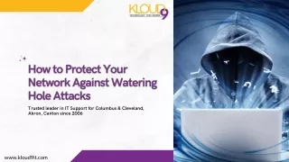 How to Protect Your Network Against Watering Hole Attacks