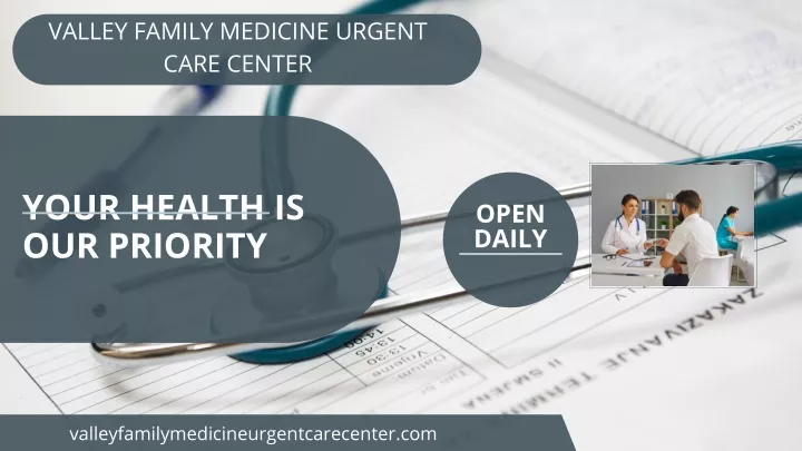 valley family medicine urgent care center