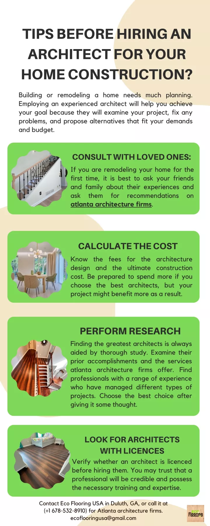 tips before hiring an architect for your home