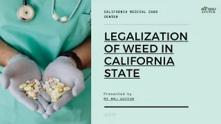 California weed legalization