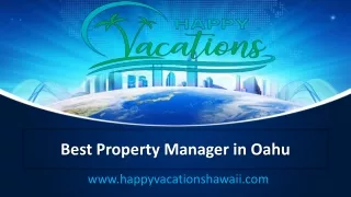 best property manager in oahu