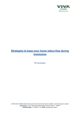 Strategies to keep your home odour-free during monsoons.docx