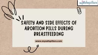 Safety and Side Effects of Abortion Pills During Breastfeeding