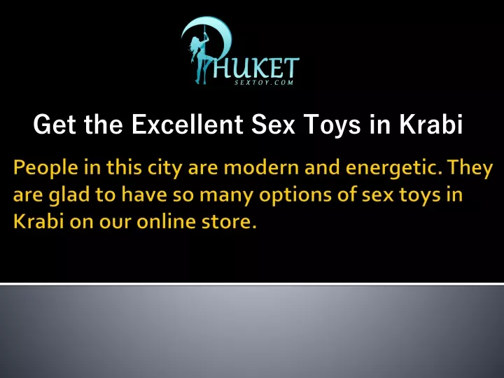 get the excellent sex toys in krabi