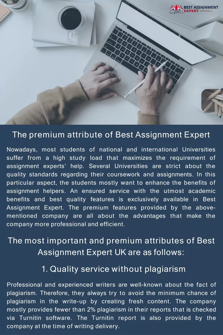 the premium attribute of best assignment expert