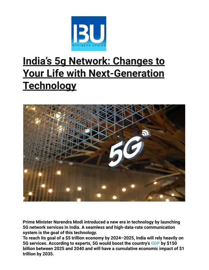 india s 5g network changes to your life with next