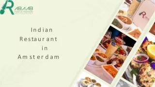 Rabaab - Best Indian Restaurant In Amsterdam