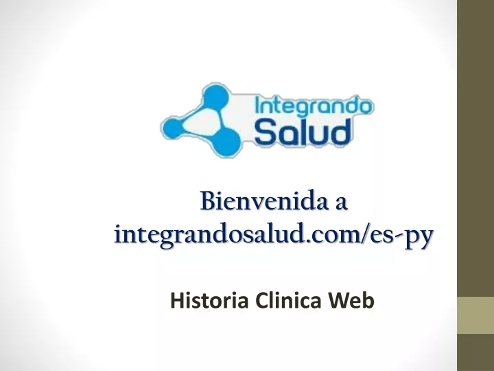 bienvenida a integrandosalud com es py