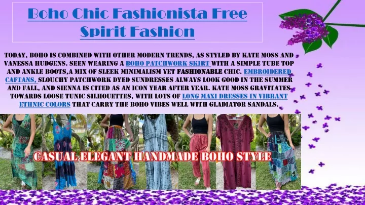 boho chic fashionista free spirit fashion