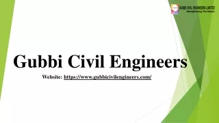Gubbi Civil Engineers- Building Repair Contractors