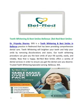 Teeth Whitening & Best Smiles Bellevue |Bel-Red Best Smiles