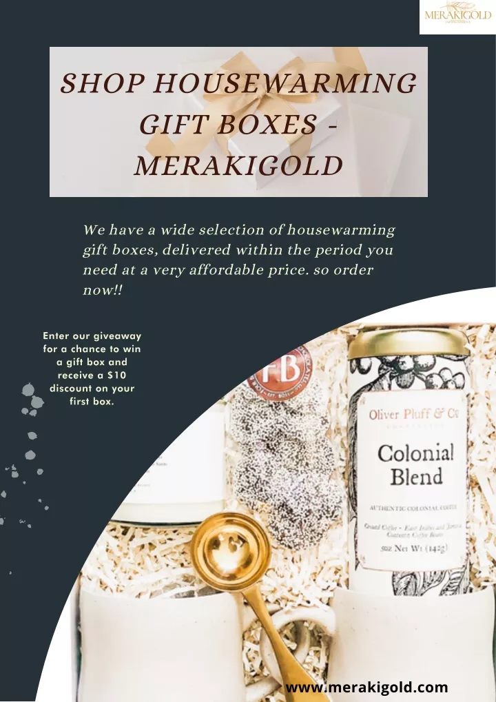 shop housewarming gift boxes merakigold