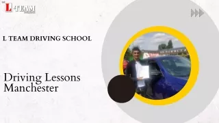 Driving School Manchester|L team driving school