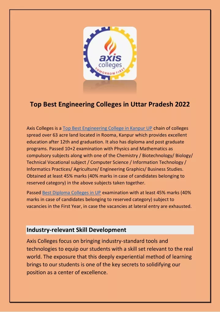 Ppt Top Best Engineering Colleges In Uttar Pradesh 2022 Powerpoint Presentation Id 11670783