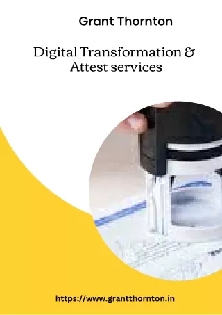 Digital Transformation &  Attest services